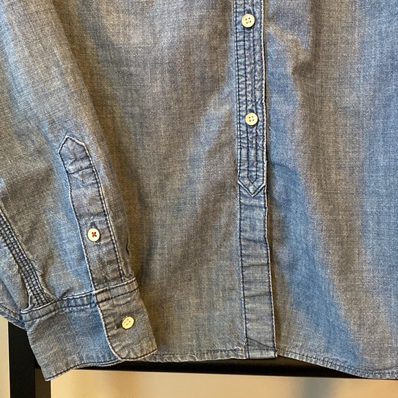 Land’s End Chambray Shirt - Picture 7 of 12